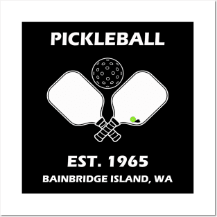 Pickleball Established 1964 Posters and Art